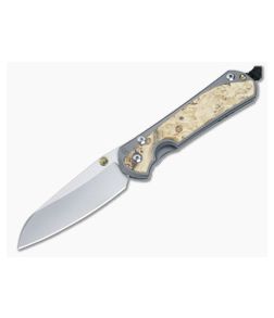 Chris Reeve Large Sebenza 31 Frame Lock Folder Box Elder Inlay MagnaCut Insingo L31-1126-001