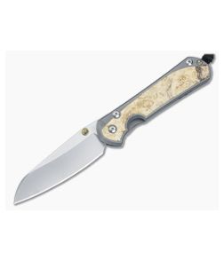 Chris Reeve Large Sebenza 31 Frame Lock Folder Box Elder Inlay MagnaCut Insingo L31-1126-007