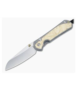 Chris Reeve Large Sebenza 31 Frame Lock Folder Box Elder Inlay MagnaCut Insingo L31-1126-009