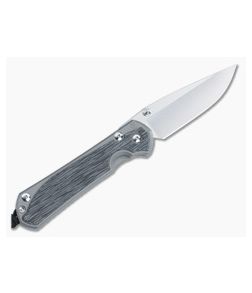 Chris Reeve Large Sebenza 31 Left Hand Black Micarta Glass Blasted