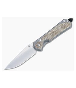 Chris Reeve Large Sebenza 31 Glass Blasted Natural Micarta