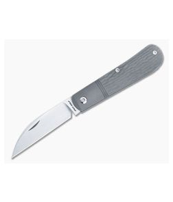 Jack Wolf Laid Back Jack Slip Joint Jigged Titanium Hand Satin S90V Wharncliffe LAIDB-02-TI-JIG