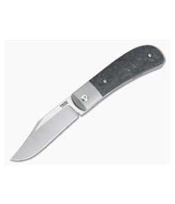 Pena Knives X-Series Lanny's Clip Front Flipper Satin M390 Marbled Carbon Fiber