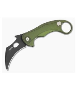 GiantMouse ACE Nazca Green Micarta Crossbar Lock Folder