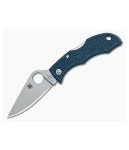 Spyderco Ladybug 3 Flat Ground K390 Dark Cyan Blue FRN LFP3K390