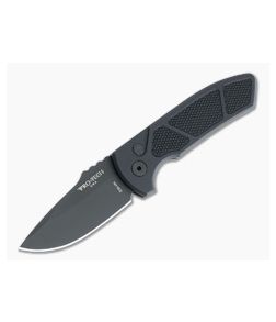 Protech Les George SBR Blackout DLC S35VN Textured Aluminum Automatic LG407