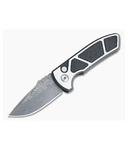 Protech Knives Les George SBR Custom Two-Tone Steel Nichols Damascus LG455