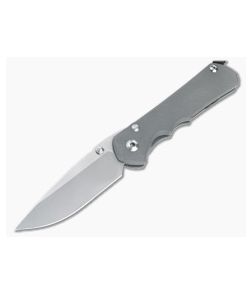 Chris Reeve Large Inkosi S45VN Drop Point Silver Lugs Titanium Folder