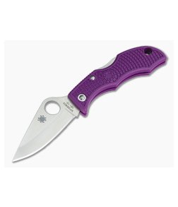 Spyderco Ladybug 3 Plain VG10 Purple FRN LPRP3