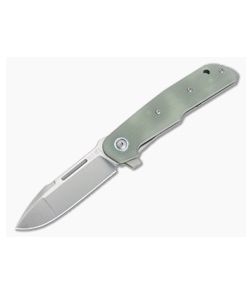 MKM x Terzuola Clap Flipper Satin M390 Natural G10 Liner Lock Folder LS01-GN