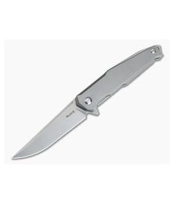 RUIKE M108-TZ Bead Blast 154CM Titanium Frame Lock Flipper