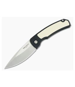 Protech Magic 2 Whiskers Tuxedo Scale Release Automatic Stonewash Ivory Micarta Inlay M2651