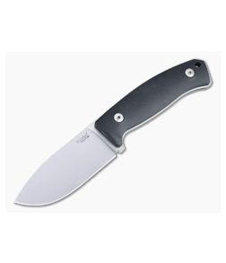 LionSteel M2M Satin M390 Black G10 Fixed Blade Knife