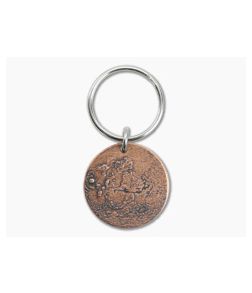 Shire Post Mint Mars Copper Pendant Keychain