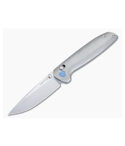 Tactile Knife Co. Maverick Crossbar Lock Folder Milled Titanium Handles MagnaCut Drop Point 20-MV-MC01-TT01