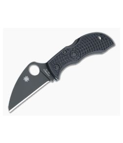 Spyderco Manbug Wharncliffe Black Plain VG10 Black FRN Back Lock MBKWPBK