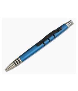 Tuff-Writer Mini Click Pen Aluminum Blue