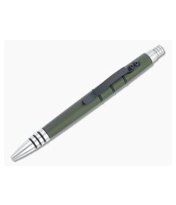 Tuff-Writer Mini Click Aluminum Ink Pen OD Green