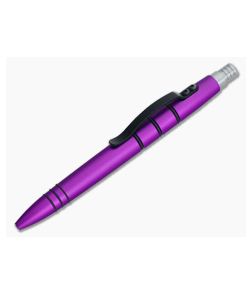 Tuff-Writer Mini Click Pen Aluminum Purple