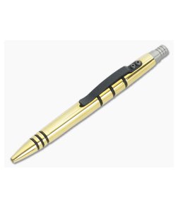 Tuff-Writer Mini Click Brass Ink Pen Polished