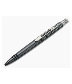 Tuff-Writer Mini Click Ink Pen Polished Zirconium