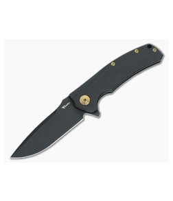Reate Knives Mini Horizon-D Black PVD M390 Frame Lock Flipper