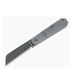 Jack Wolf Knives Midnight Jack Slip Joint Reverse Tux MIDNI-02-TI-JIG-REV-TUX