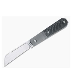 Jack Wolf Knives Midnight Jack Slip Joint Twill Carbon Fiber MIDNI-02-TWILL-CF