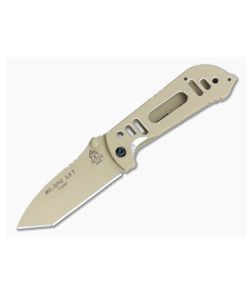 TOPS Knives MIL-SPIE 3.5 Folder Tanto Point Coyote Tan