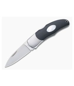 Moki Knives Calliope Satin VG10 MOP Inlaid Black Micarta Back Lock Folder 205ME