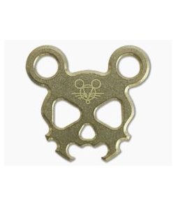 GiantMouse Morbid Mouse Mini Brass Bottle Opener Keychain