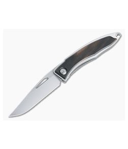 Chris Reeve Mnandi S45VN Macassar Ebony Wood Inlaid Titanium Dress Carry Folder 014