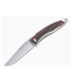 Chris Reeve Mnandi S45VN Macassar Ebony Wood Inlaid Titanium Dress Carry Folder 016