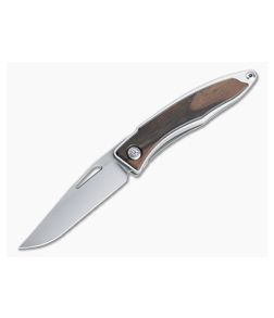 Chris Reeve Mnandi S45VN Macassar Ebony Wood Inlaid Titanium Dress Carry Folder 017