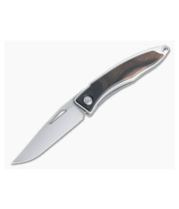 Chris Reeve Mnandi S45VN Macassar Ebony Wood Inlaid Titanium Dress Carry Folder 019