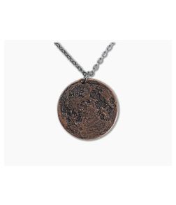 Shire Post Mint Super Blood Moon 1.5" Copper Pendant Chain Necklace