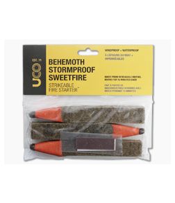 UCO Gear Behemoth Stormproof Sweetfire Strikeable Fire Starter - 3 Pack