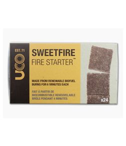 UCO Gear Sweetfire Fire Starter Tinder Tabs - 24 Pack