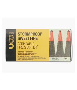 UCO Stormproof Sweetfire Strikeable Fire Starter (20 Pack)