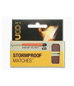 UCO Gear Stormproof Matches - 50 Matches