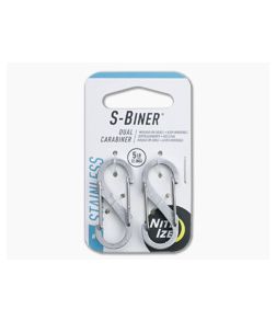 Nite Ize Innovation S-Biner #1 Stainless Steel Two Pack