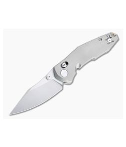 GiantMouse ACE Nazca Satin M390 Milled Titanium Crossbar Lock Folder