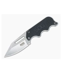 SOG Instinct Satin Clip Point G10 Fixed Blade Boot Knife NB1012-CP