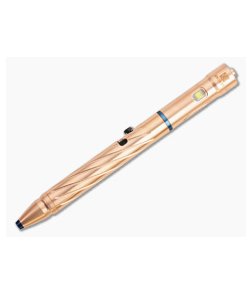 Olight OPEN 2 Limited Edition Copper LED Flashlight EDC Bolt Action Pen