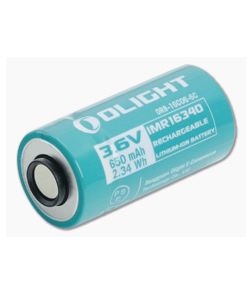 Olight 16C06-6C Customized IMR RCR123A 16340 650mAh Lithium Ion (Li-ion) Battery