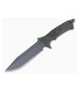 Chris Reeve Pacific Part Serrated Black KG Gun Kote Fixed 