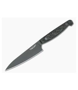 Bradford Knives Paring Knife Dark Satin M390 Micro Textured Carbon Fiber Kitchen Knife