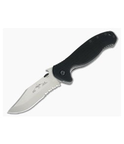 Emerson Patriot Stonewashed Partially Serrated