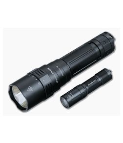 Fenix PD40R V2.0 Rotary Switch Rechargeable 3000 Lumen Flashlight With Bonus E01 V2.0 