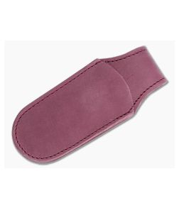 MKM Magnetic Leather Pocket Sheath Burgundy PLSM01-BU